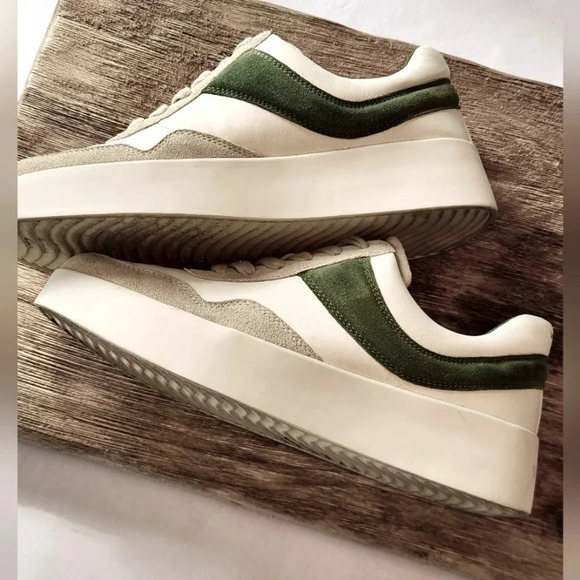 || VINCE || Warren retro sneaker, platform, lace ups, leather, suede - Picture 5 of 9